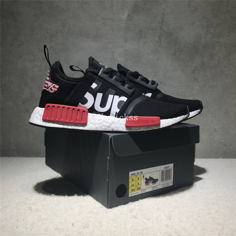 Adidas NMD Supreme Black Real Boost